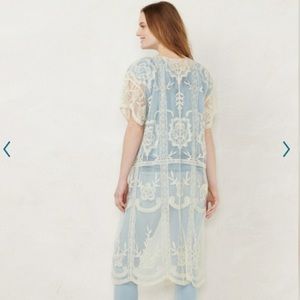 Lace Duster ✨NWT✨ LC LAUREN CONRAD